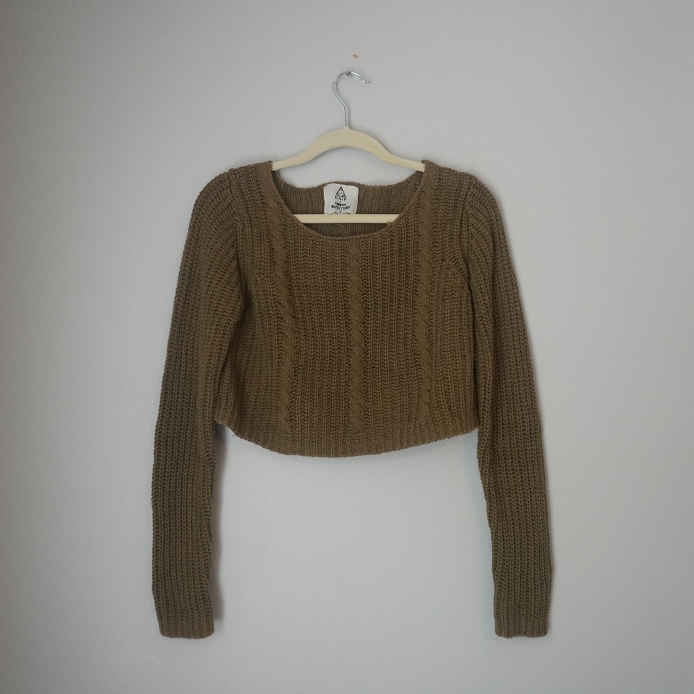 UNIF Crop Knit Sweater